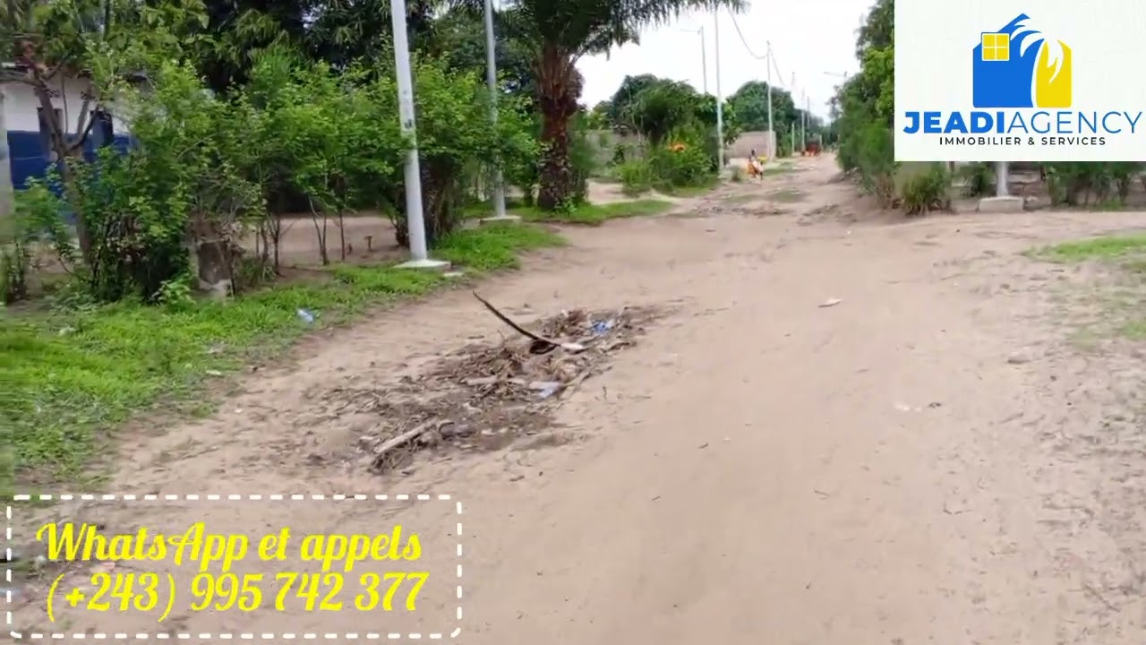 PARCELLE DE 20/20m EN VENTE A NDJILI BRASSERIE A 20.000$ A DISCUTER A 5 MINUTES DE LA ROUTE