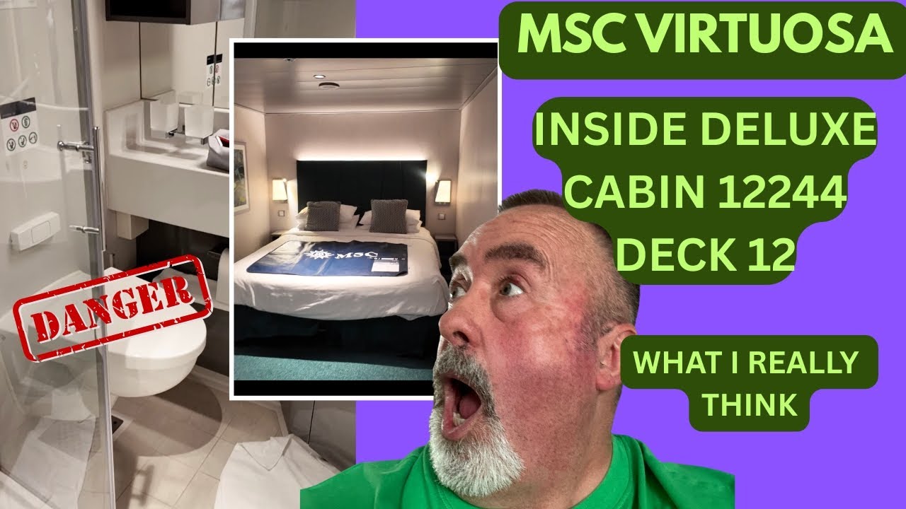 MSC Virtuosa Inside Cabin 12244 (Deck 12) #mscvirtuosa #inside #cabin