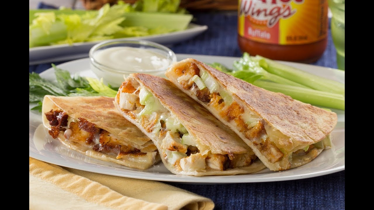 Buffalo Chicken Quesadillas