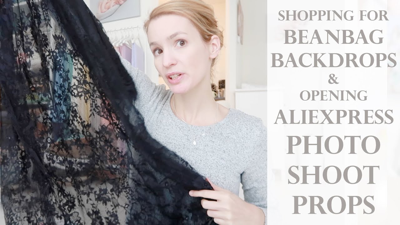 Shopping for Beanbag Backdrop Fabrics & Aliexpress Photoshoot Props