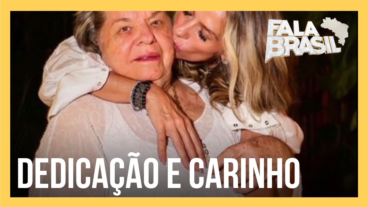 Adriane Galisteu relata como lida com o envelhecimento da mãe