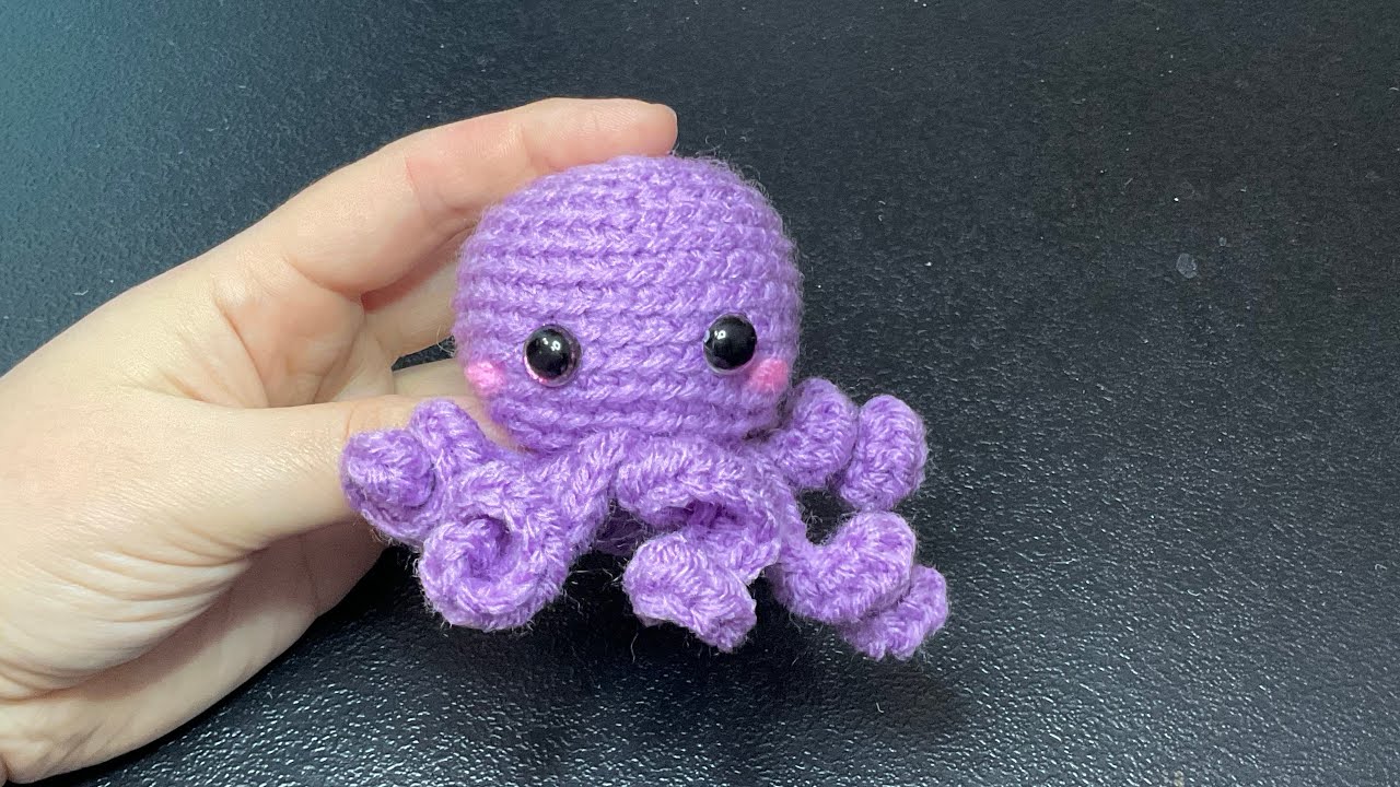 Tutorial a Crochet: pulpo amigurumi forma#2