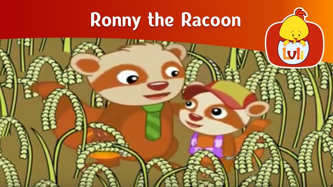 Ronny the Raccoon - Oatmeal -  Cartoon for Children - Luli TV