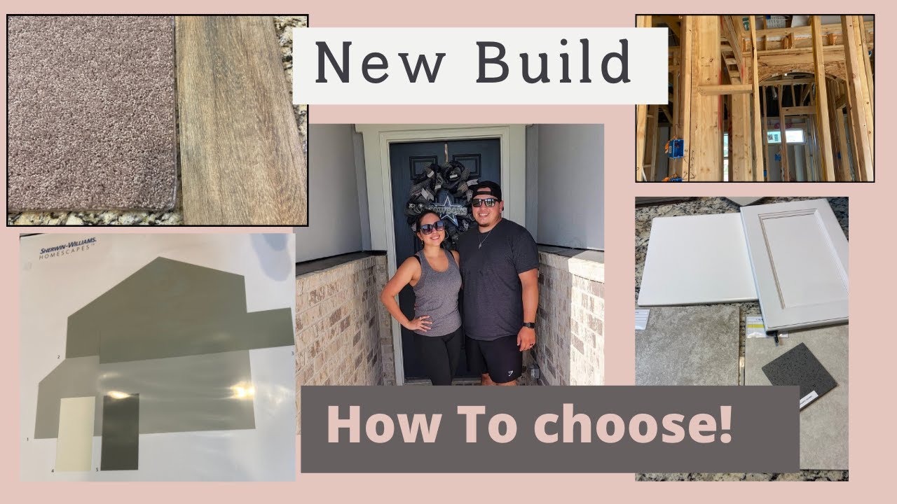 New Build Design center- Tips to PREPARE and HOW TO CHOOSE main components: Video 1