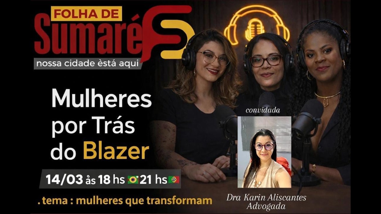 Mulheres por tras do blazer