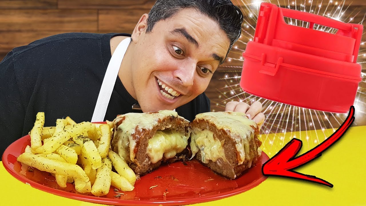HAMBURGÃO RECHEADO - Até eu Faço!