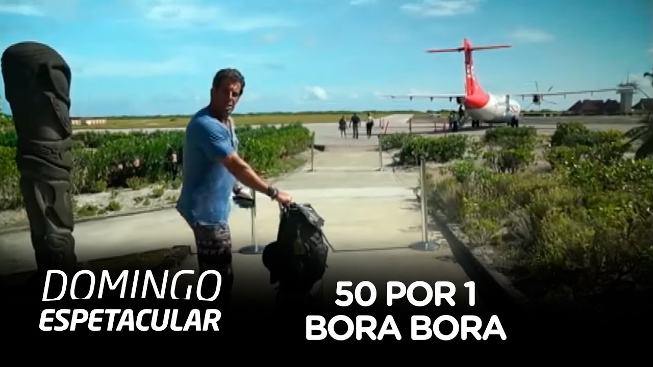 Álvaro Garnero se aventura na natureza quase intocada de Bora Bora