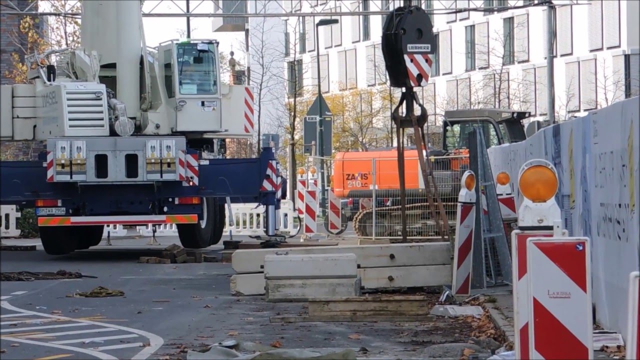 Liebherr LTM 1200  Teleskopkran und Kranmontage