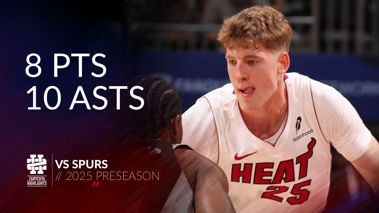 Каспарас Якучёнис 8 очков 10 передач против &laquo;Шпор&raquo; в предсезонке 2025 года