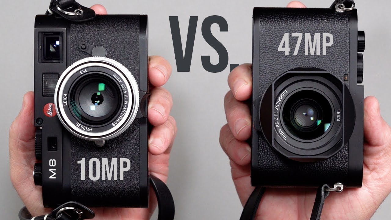 10 MEGAPIXEL VS 47 MEGAPIXEL - Leica M8 vs Q2 Monochrom