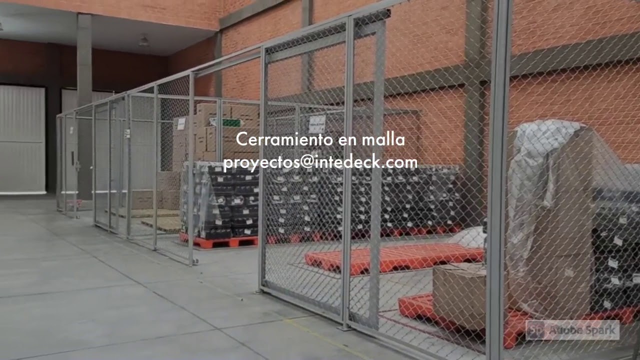 Cerramiento en malla met&aacute;lica