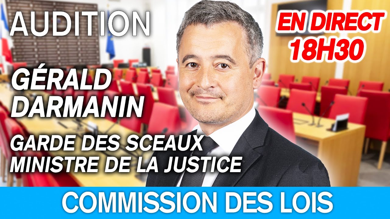 G&eacute;rald Darmanin est auditionn&eacute; &agrave; l'Assembl&eacute;e nationale - 21/10/2025