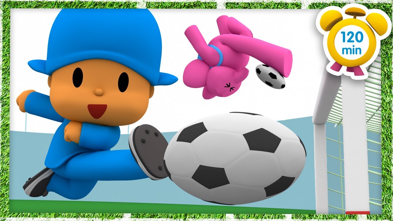 ⚽POCOYÓ en ESPAÑOL - CAMPEONATO EUROPEO DE FÚTBOL[120 min] CARICATURAS y DIBUJOS ANIMADOS para niños