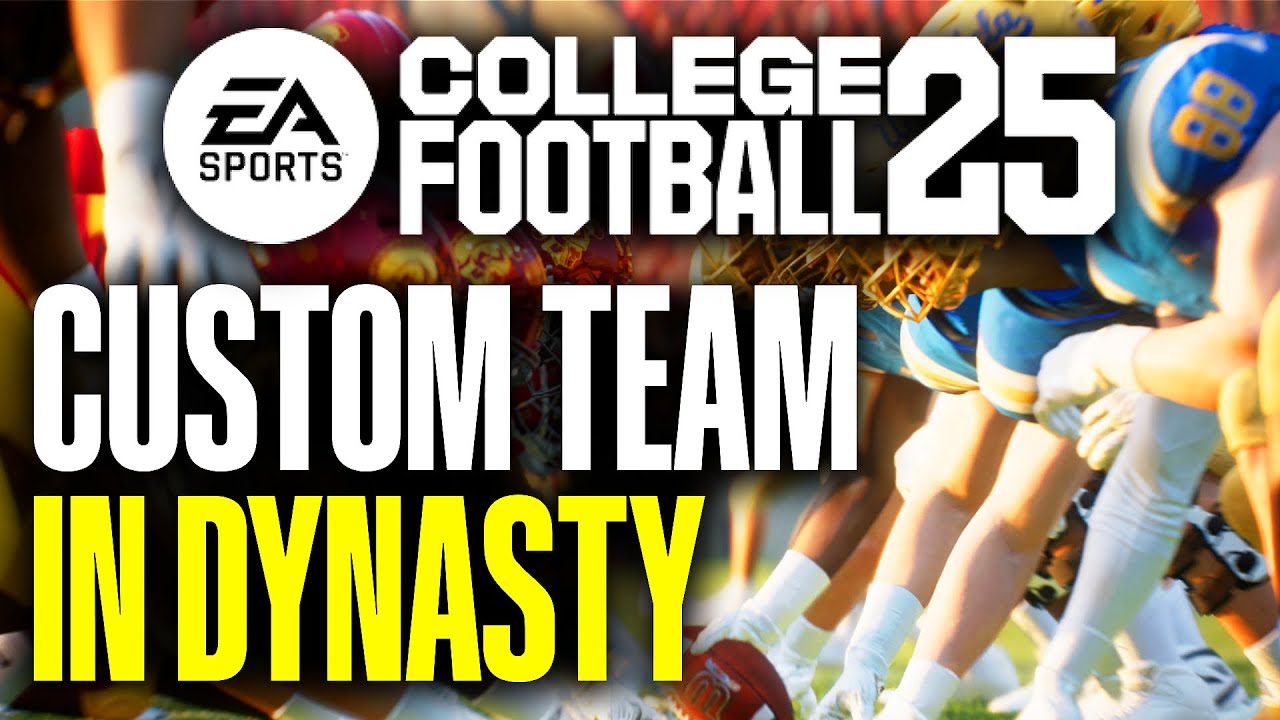 Как использовать пользовательскую команду в режиме Dynasty Mode College Football 25 (PS5 и Xbox)