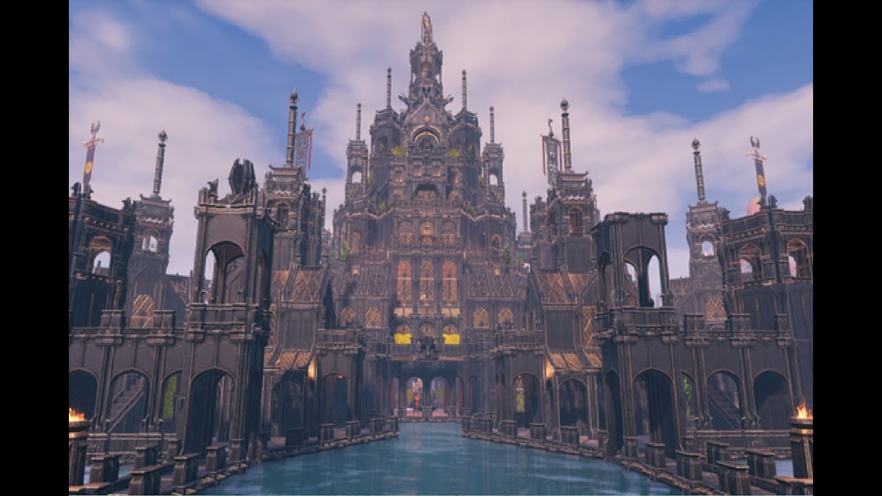 Conan Exiles - Tour of " New Atlantis of Siptah"  Stormglass / Turanien build, XBOX, no mods