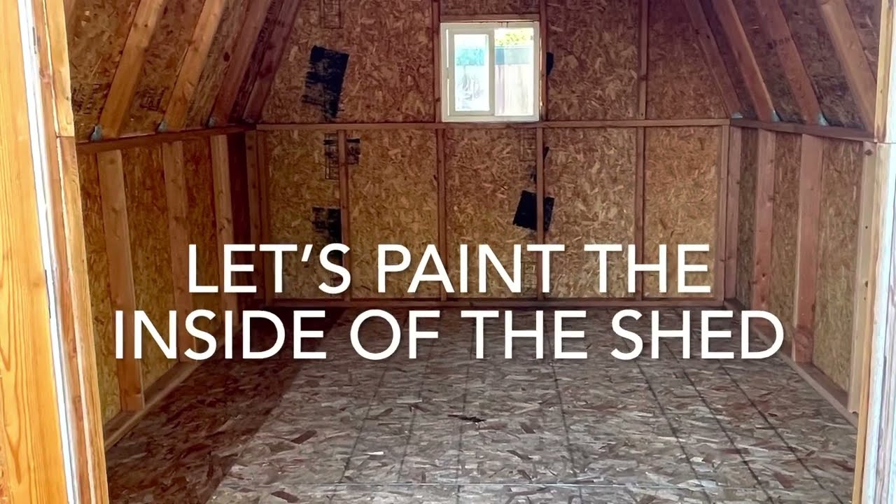 Brighten up the inside of your shed