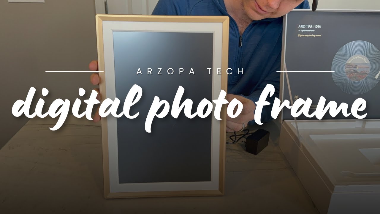 Arzopa Digital Photo Frame 14 Inch Touch Screen