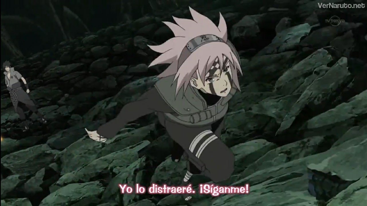 Sakura activa el byakugou no jutsu contra madara |sub espa&ntilde;ol