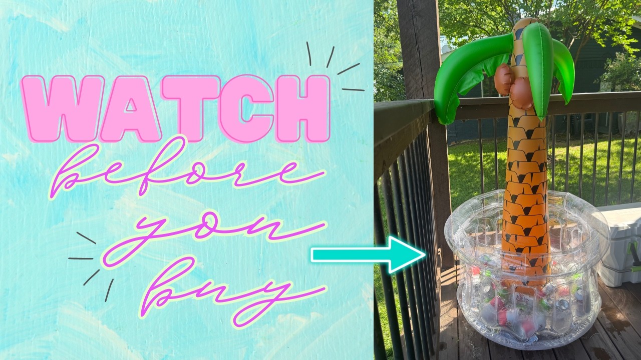 Giant Inflatable Palm Tree Drink Cooler