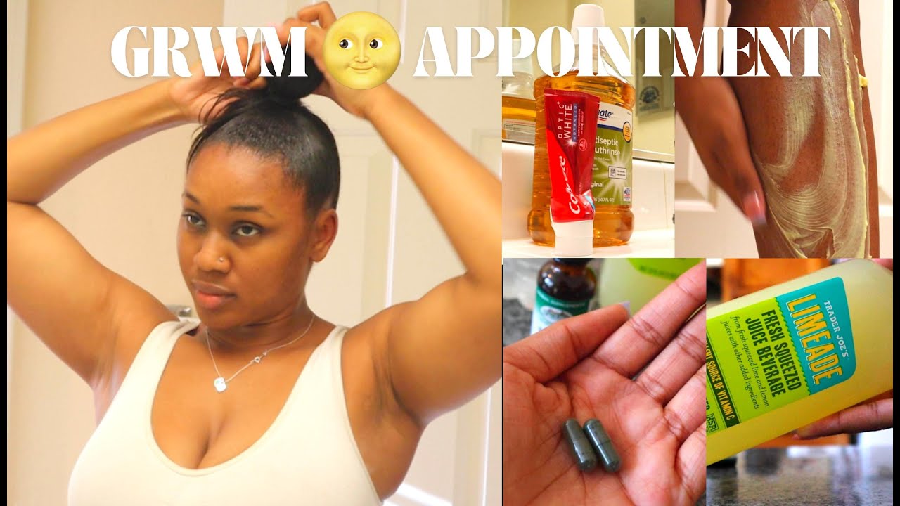 GRWM 🌝 appointment | feminine hygiene routine, body care, shaving, vitamins + more