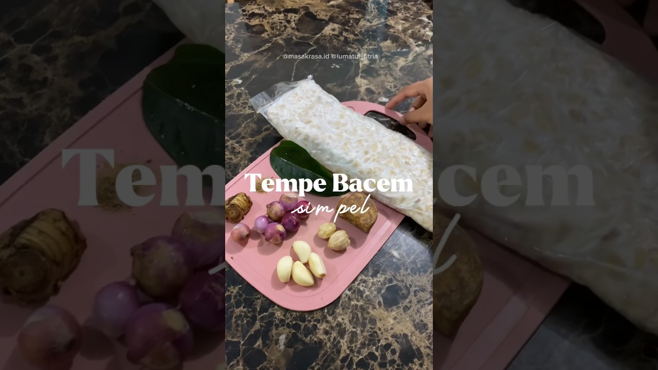 Punya tempe? Dibacem aja. Resep tempe bacem simpel 