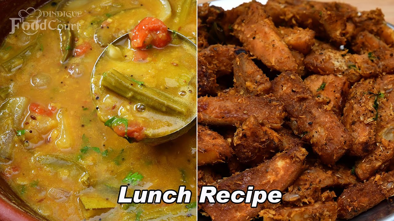 Simple & Tasty Sambar Recipe/ Raw Banana Fry/ Sambar Recipe