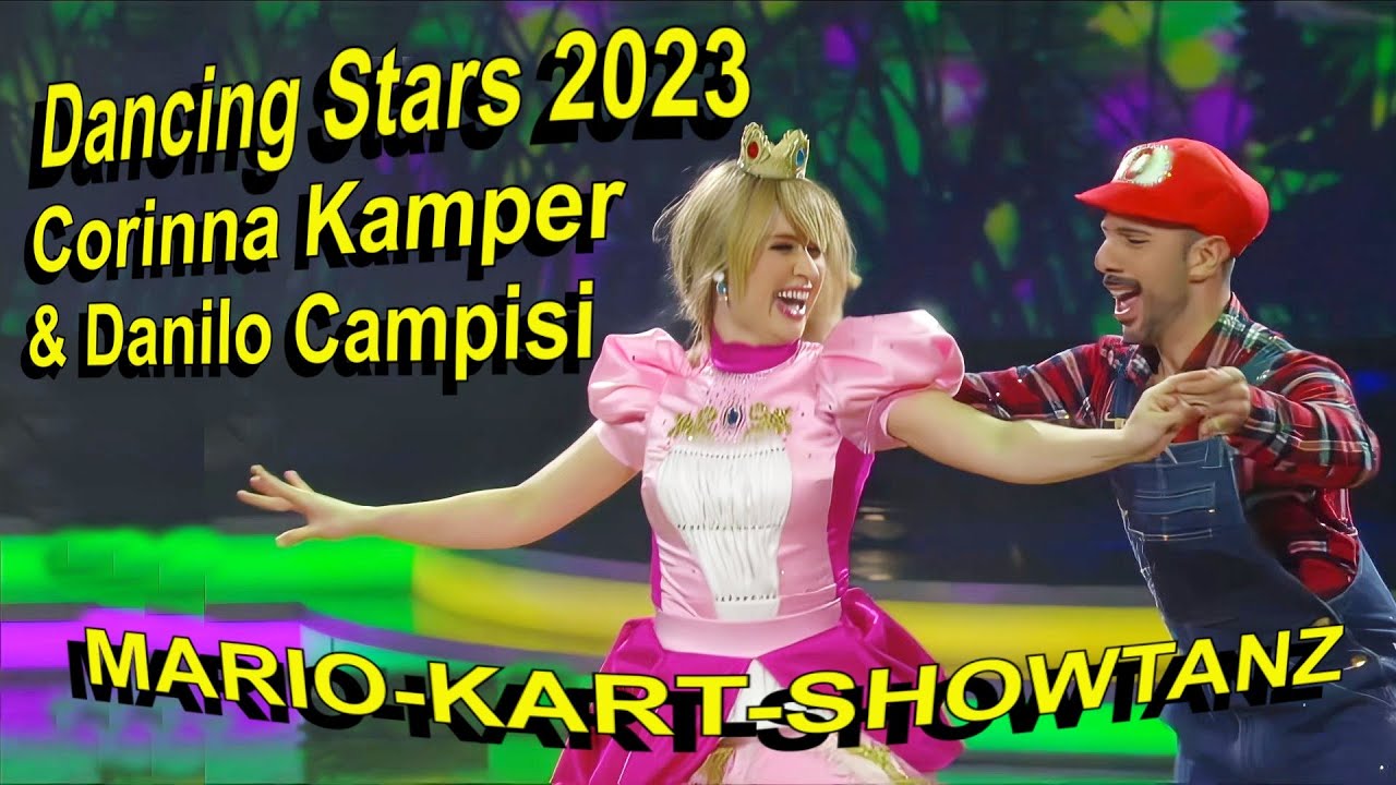 Dancing Stars 2023 Corinna Kamper & Danilo Campisi Mario-Kart-Showtanz