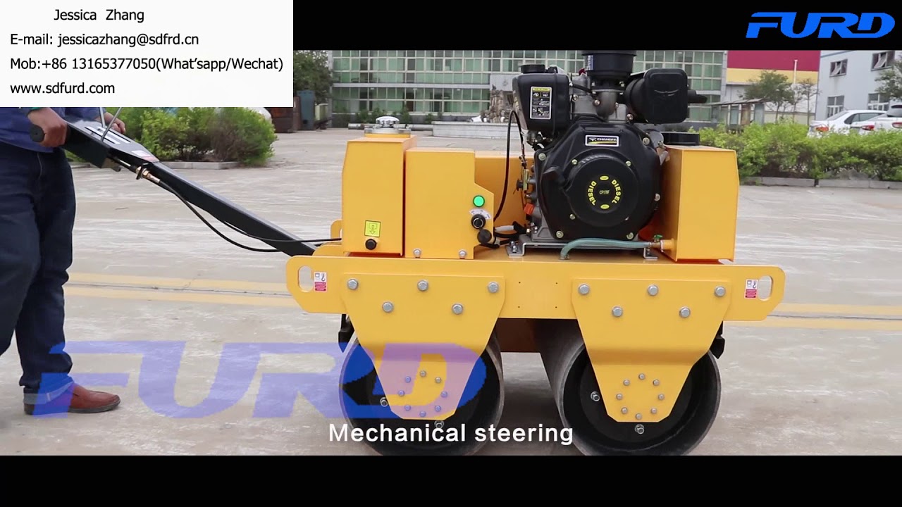 550kg Manual Road Roller Compactor