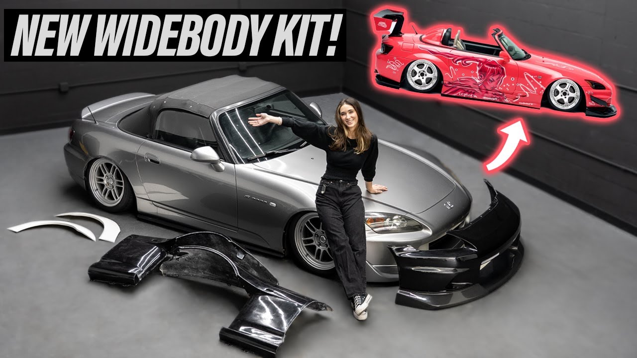 Создаём современный Форсаж Suki Honda S2000 — комплект Widebody (часть 2)
