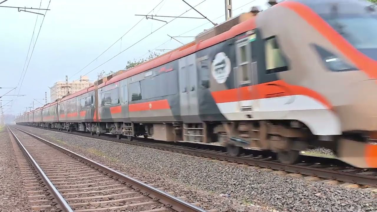Namo Bharat Rapid Rail Train, Smart City Ahmedabad full speed 😮