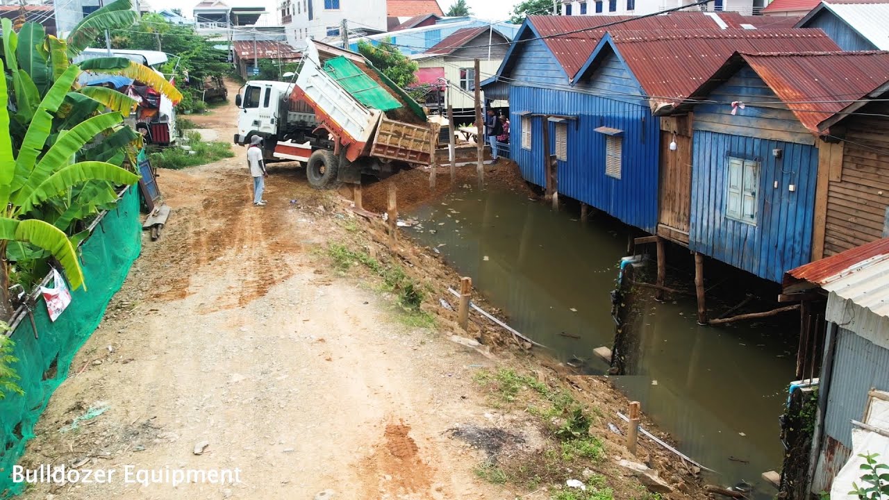Open a new Project to fill the ground to remove water which is only 2M LONG 7M FULL100% adjacent to