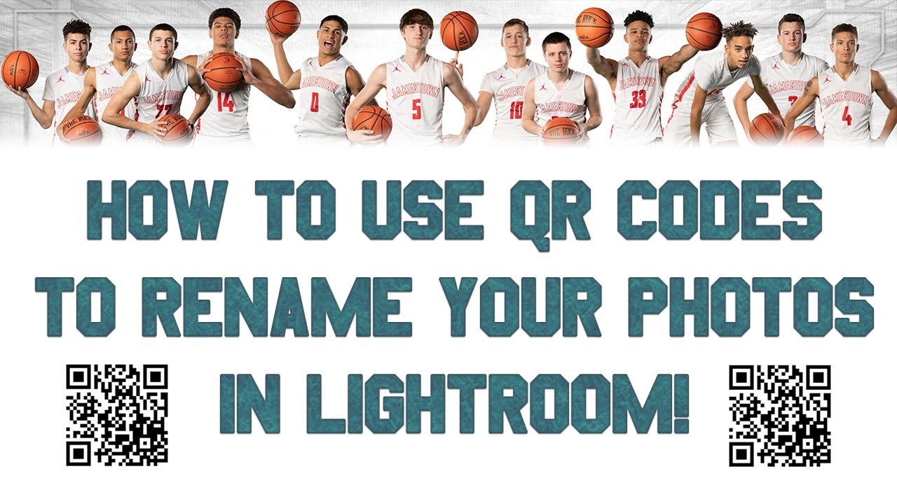 How to use QR codes to rename your photos in Lightroom!