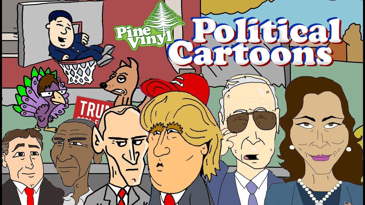 Political Cartoons by Pine Vinyl