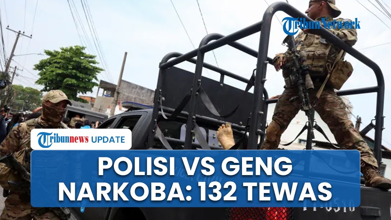 Horornya Penggerebekan Narkoba di Brasil, Baku Tembak Polisi-Geng Kriminal: 40 Jasad Dibawa ke Jalan
