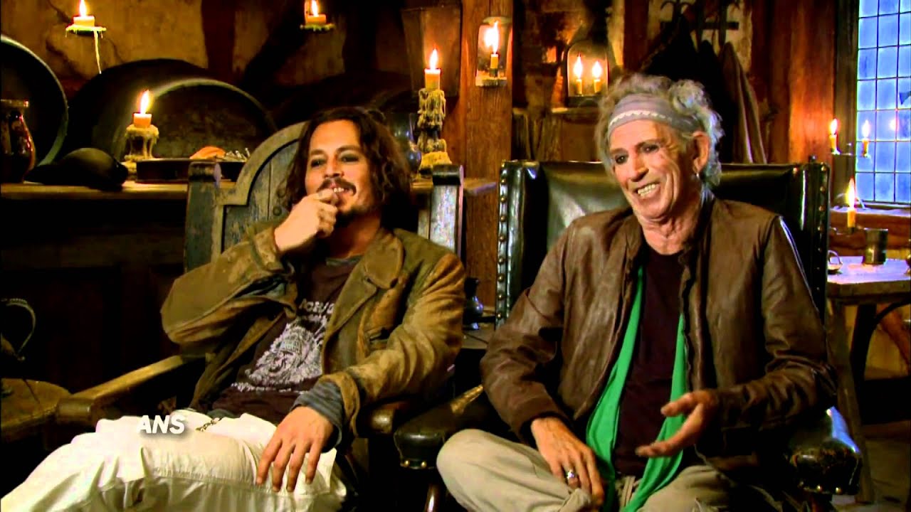 ROLLING STONES KEITH RICHARDS & JOHNNY DEPP HAVE STRANGE FATHER & SON RELATIONSHIP