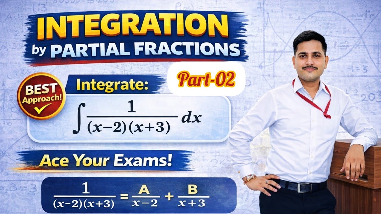 Class 12 Integration – Partial Fractions | Partial Fraction se Integration | Previous year Question 