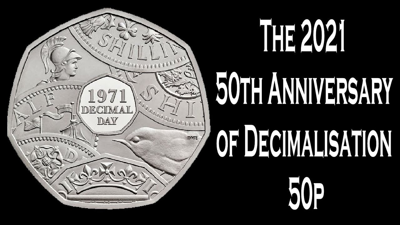 The 2021 50th Anniversary of Decimalisation 50p