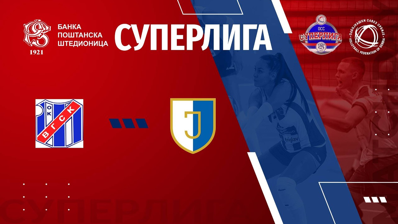 live🔴VGSK 🆚JEDINSTVO SP /15. KOLO BANKA POŠTANSKA ŠTEDIONICA SUPERLIGE ZA ODBOJKAŠE/