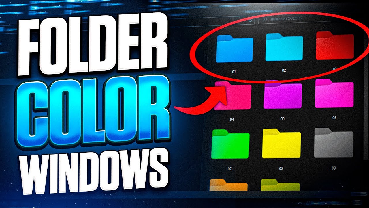 CUSTOMIZE WINDOWS FOLDER WITH COLORS ✅ - Windows 10/11