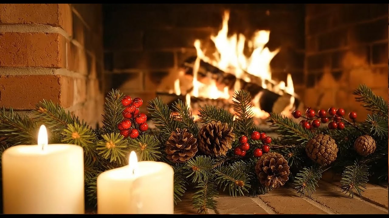 Live Fireplace Crackling – Calm Evening Session