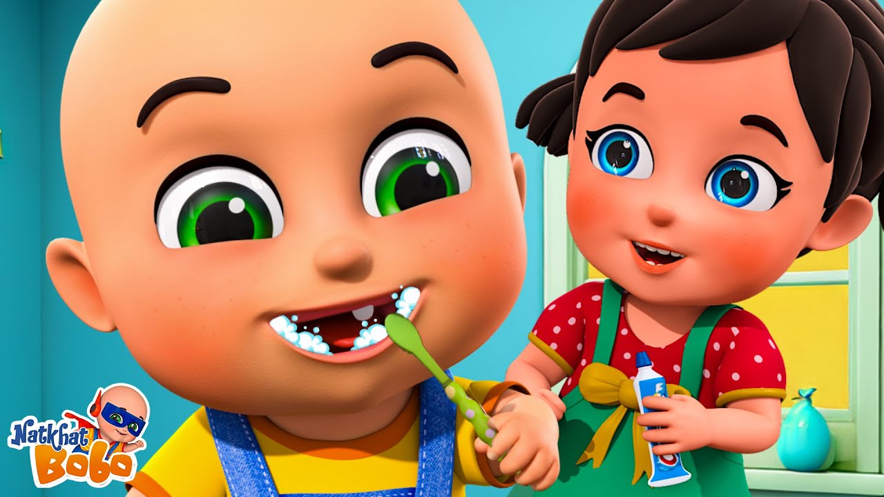 Brush Karo Brush Karo | Brush Your Teeth | Good Habit | Hindi Nursery Rhymes | Hindi Balgeet