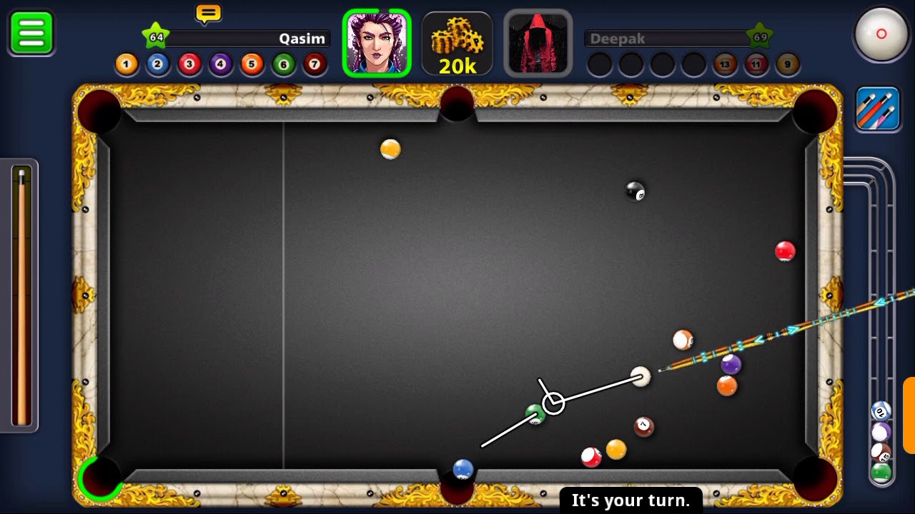 8ball pool new pool fanatic cue account with amazing level