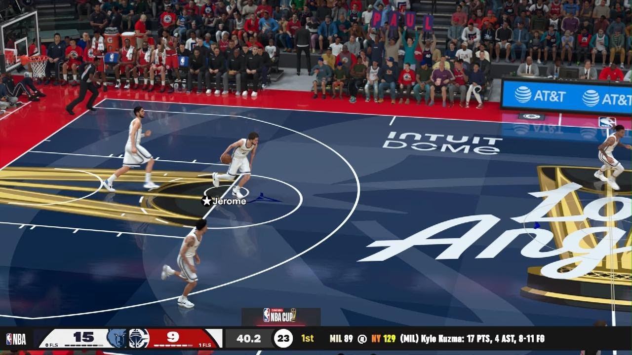NBA 2K26 Regular season, Clippers vs. Grizzlies, 12-7