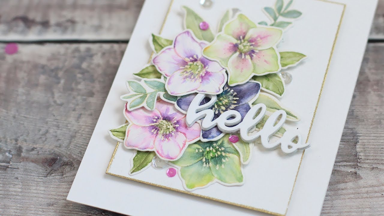Watercolored Hellebores ft. JoiArt Watercolors