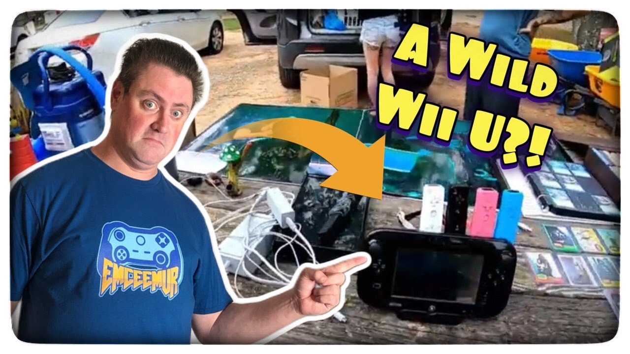 Блошиный рынок — 💵 Консоль Wii U в дикой природе! 💵 — Охота за видеоиграми в прямом эфире