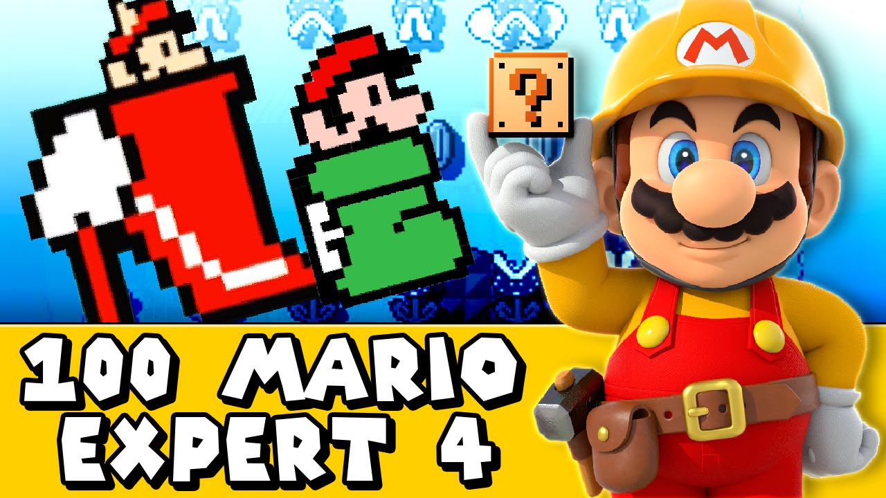 Super Mario Maker: 100 Mario Challenge (Expert #4)