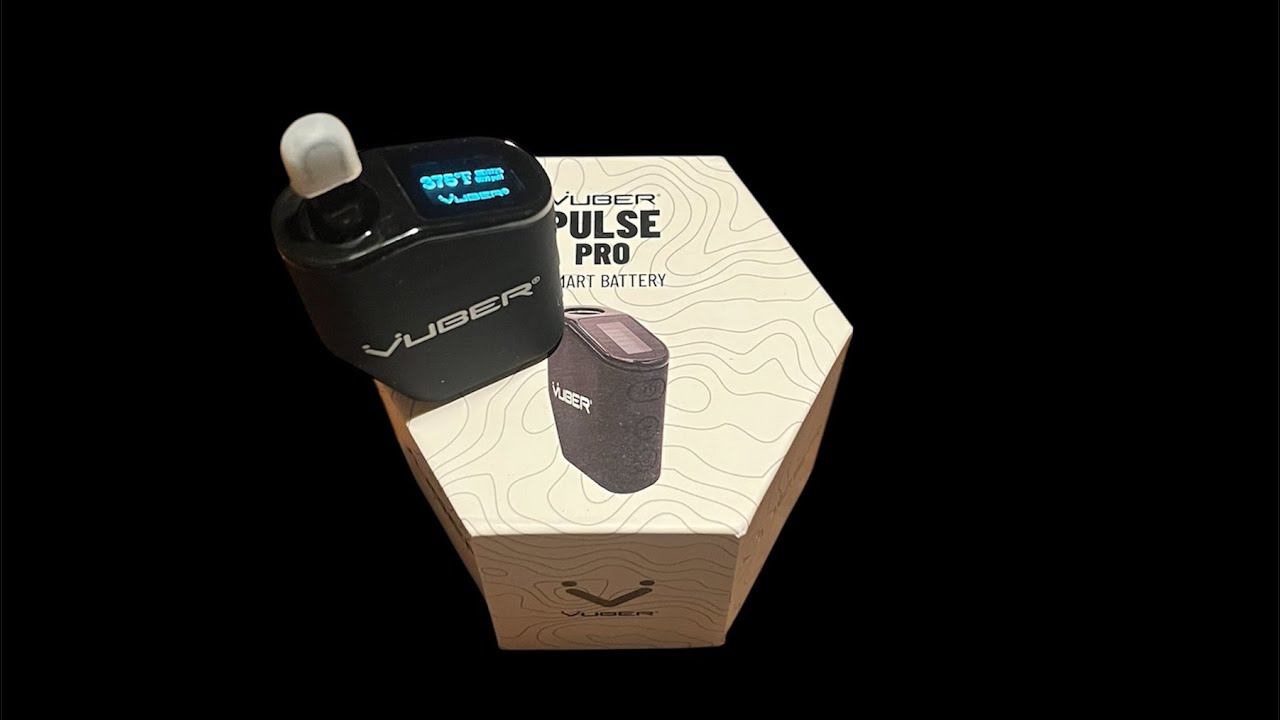 One of the best vape cart/510 batteries out in 2025 Vuber pulse pro.