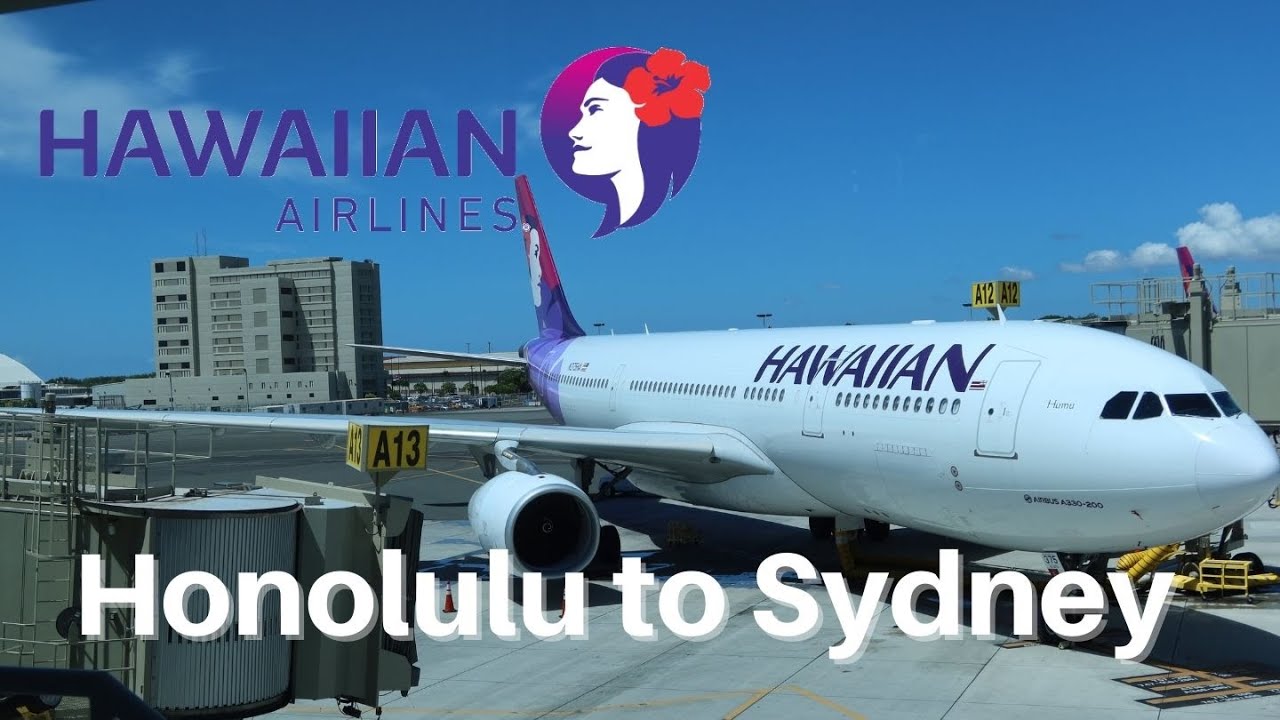 Honolulu to Sydney | TRIP REPORT | Hawaiian Airlines HA 451 Airbus A330-200 Economy Extra Comfort
