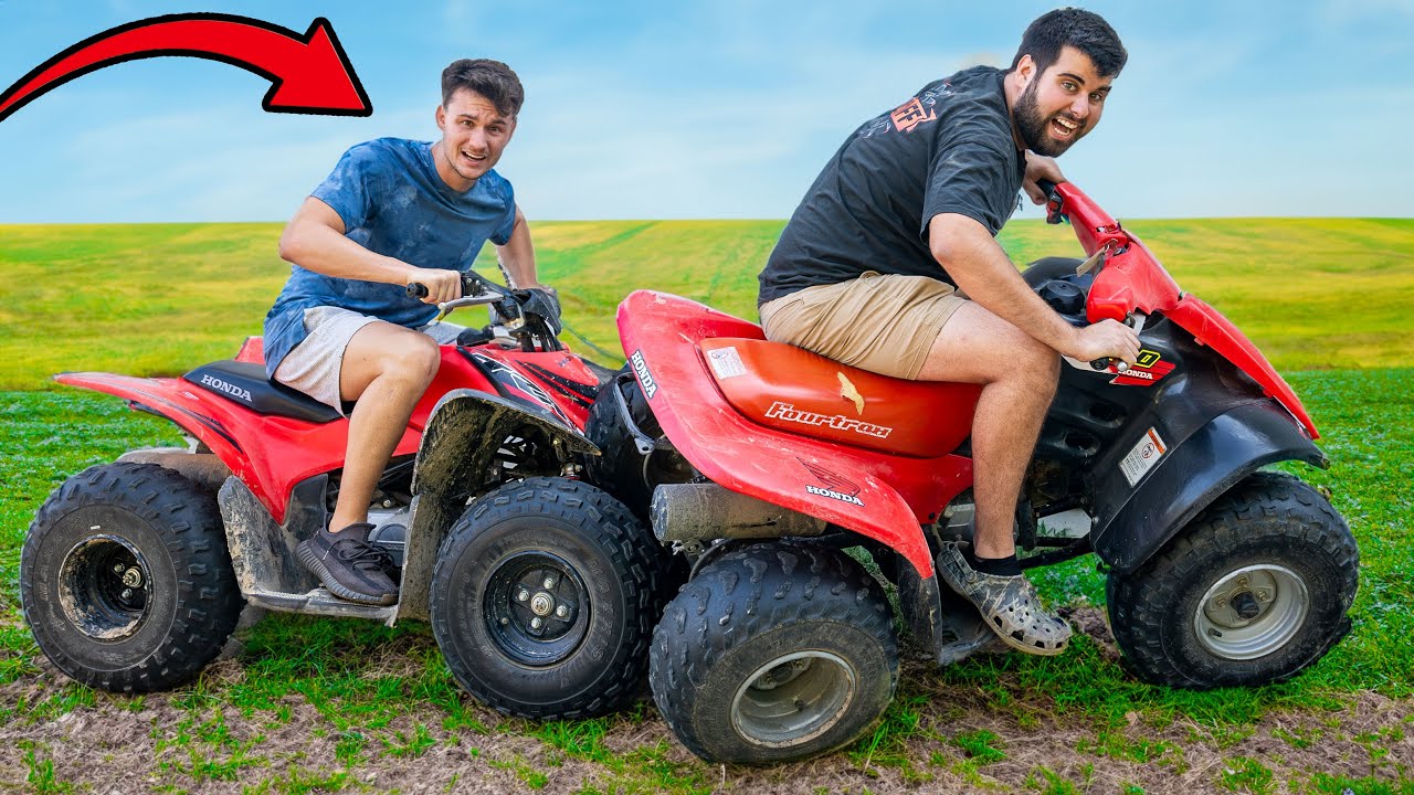 HE CRASHED INTO ME! EXTREME Four-Wheeler TAG!