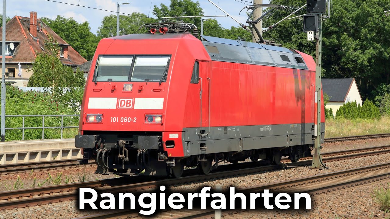Zugbildung: InterCity 2082 - K&ouml;nigssee | Rangieren im Augsburger Hbf | BR 101 &ndash; F&uuml;hrerstandsmitfahrt